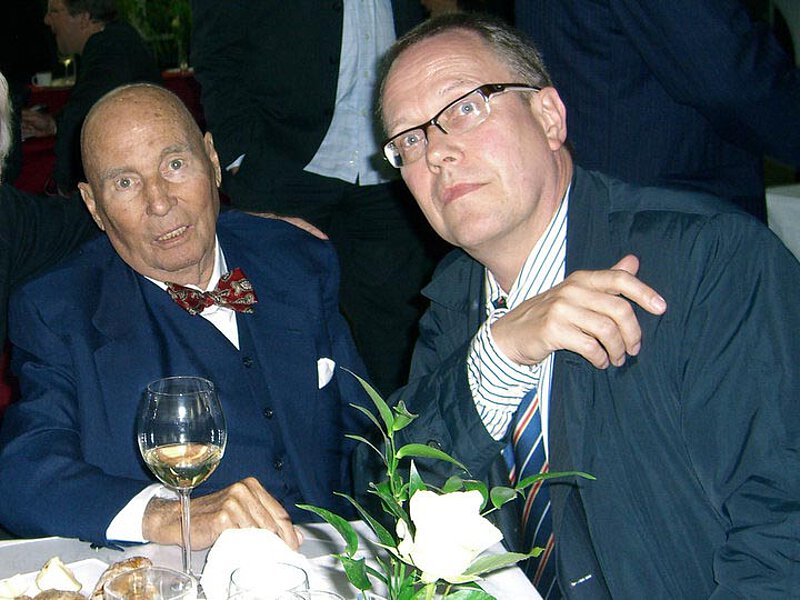 Mit Cord Meijering bei der UA "Giesela!", Gladbeck, 2010