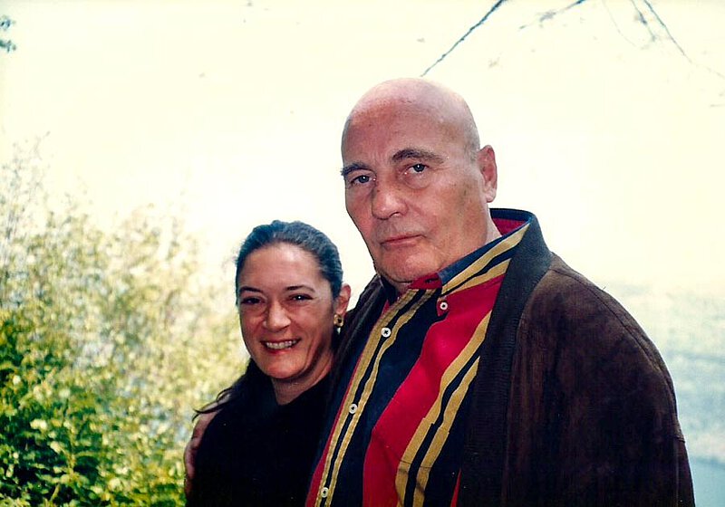 Mit Lucy Jonas, 1995