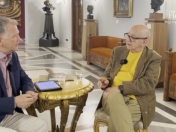 Michael Kerstan im Interview mit Miguel Barnet, Rom 18.05.2026