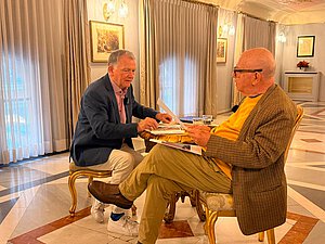 Michael Kerstan und Miguel Barnet, Rom 2026