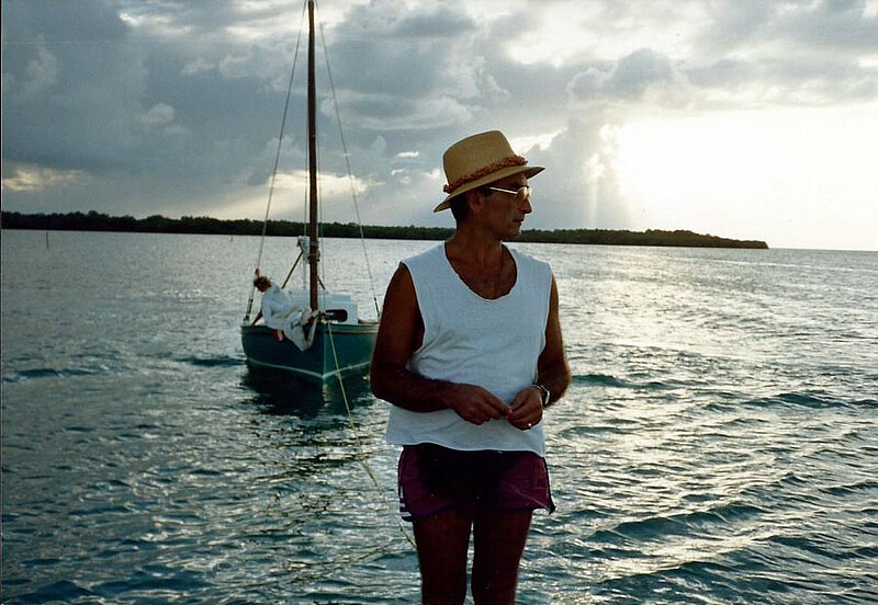 Fausto Moroni in Belize, 1989