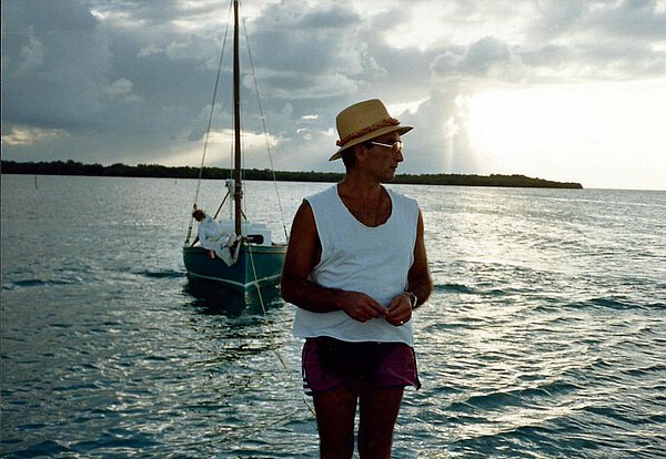 Fausto Moroni in Belize, 1989