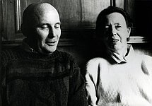 Hans Werner Henze e Ruth Berghaus, Vienna 1986