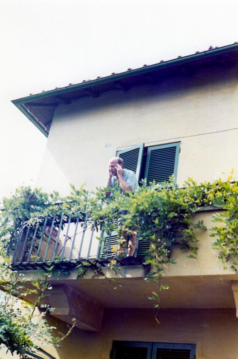 Hans Werner Henze auf La Leprara, 1972