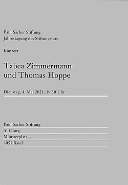Paul Sacher Stiftung: Jahrestagung des Stiftungsrats