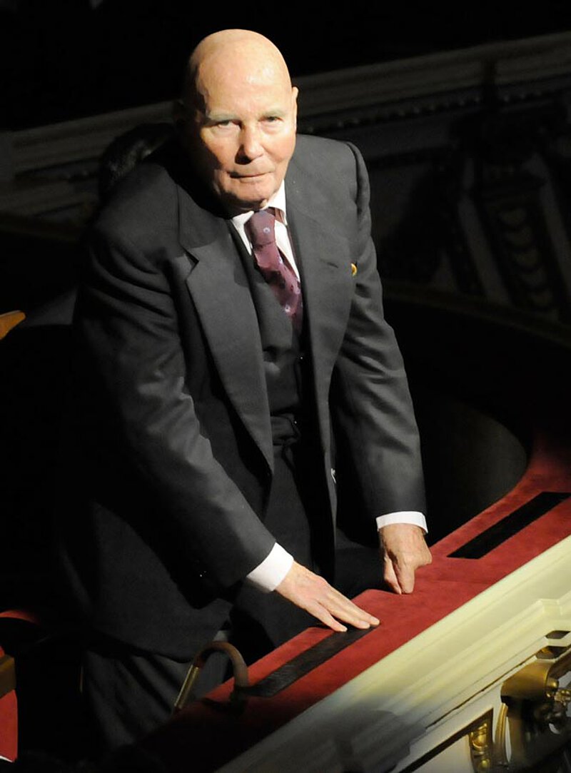 Bei der Premiere von "Wir erreichen den Fluss", Semperoper Dresden, 13. September 2012