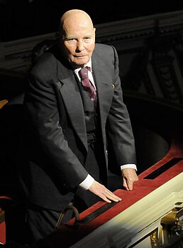 Bei der Premiere von "Wir erreichen den Fluss", Semperoper D...