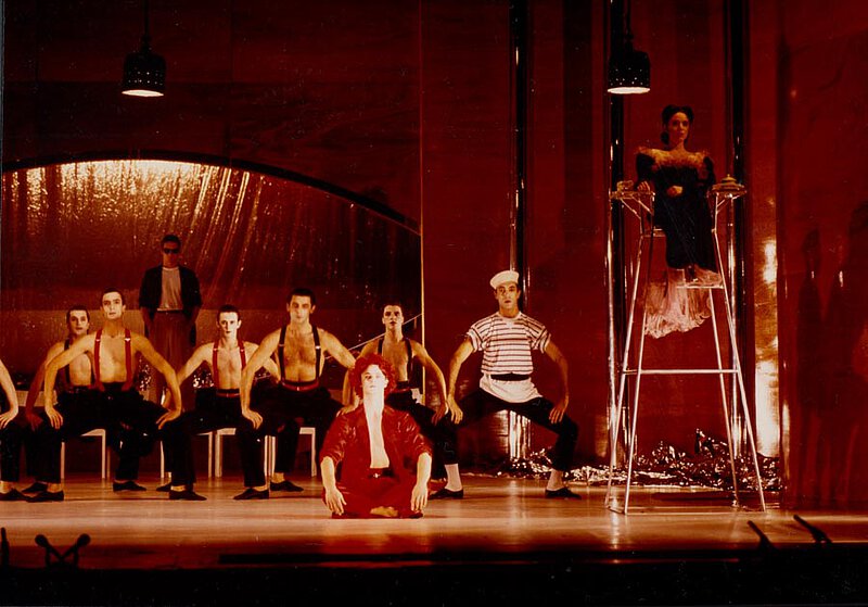 Szene aus der Uraufführung von "La Sirenetta", 1. Münchener Biennale 1988