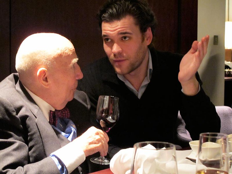 Mit Ryan Wigglesworth anlässlich des Henze-Festivals des BBC ("Total Immersion"), London 2010