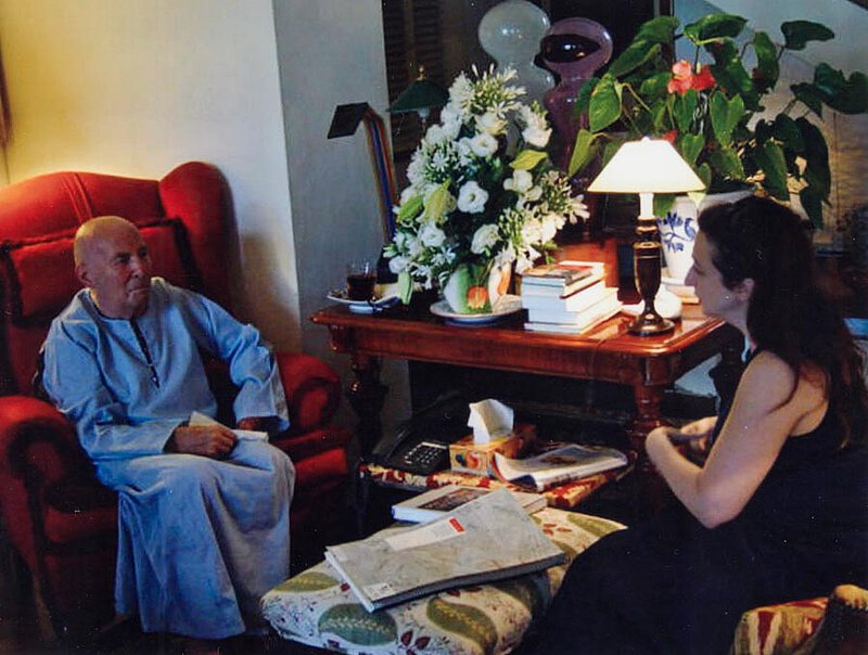 Mit Simone Young bei der Arbeit an der Oper "L'Upupa" auf La Leprara, 2006