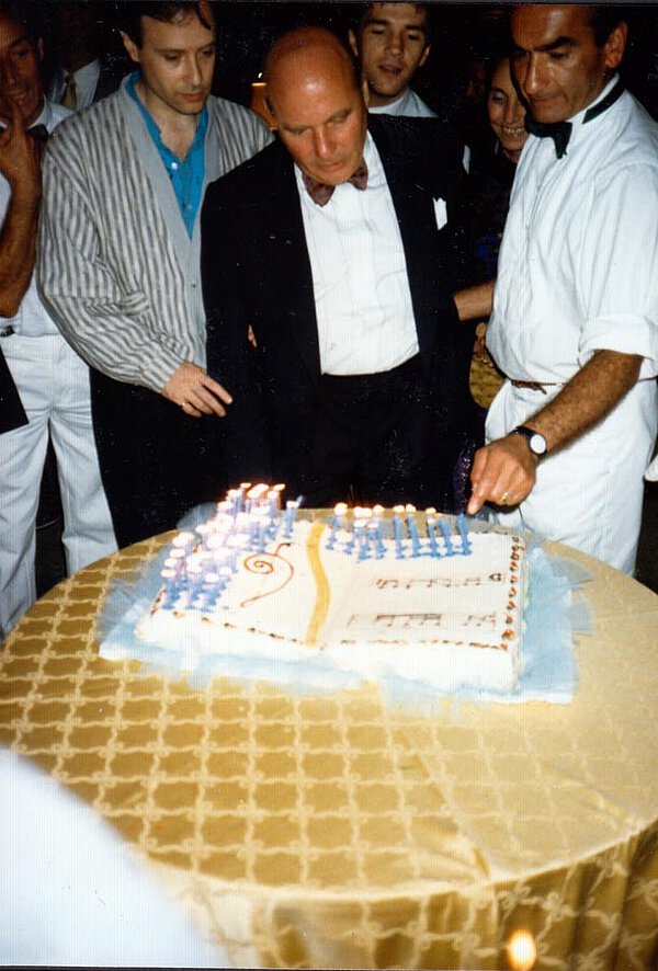 60. Geburtstag, La Leprara, 1. Juli 1986