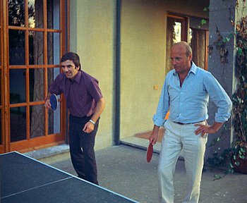 Mit Rudi Dutschke auf La Leprara, 1968