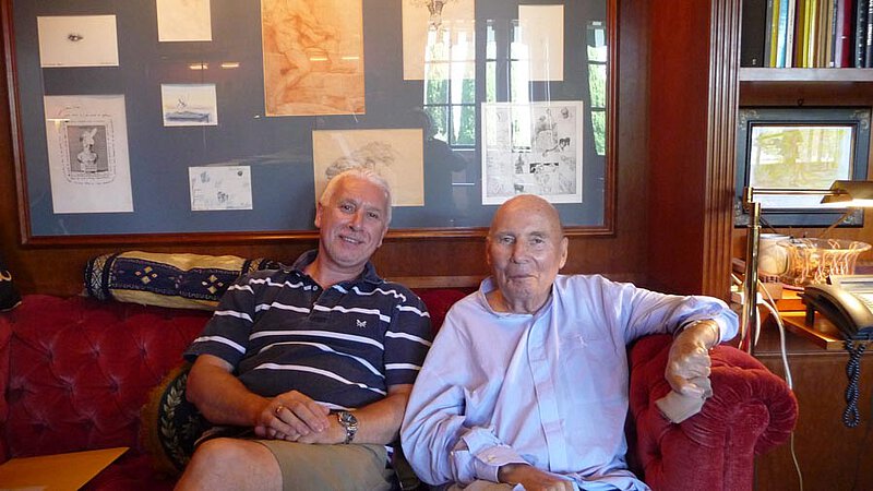 Mit Paul Hughes, La Leprara 2010