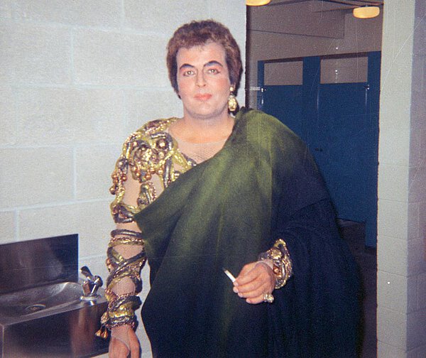 Loren Driscoll als Dionysos in "The Bassarids", Santa Fé Ope...