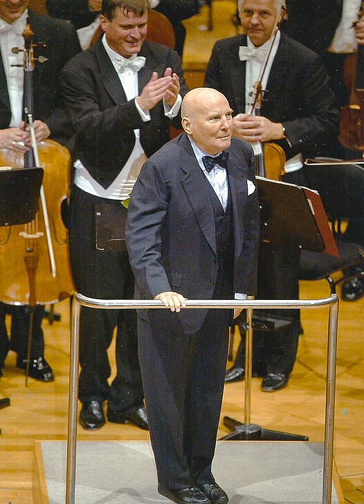 Nach der Münchener Erstaufführung der Sinfonia N. 10, Münche...