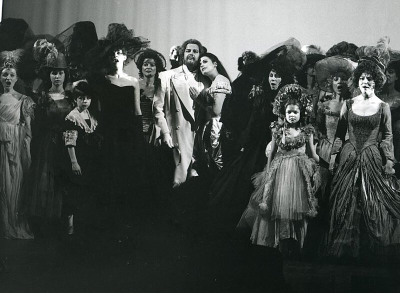 Erstaufführung der Urfassung von "König Hirsch", Staatstheater Stuttgart 1985