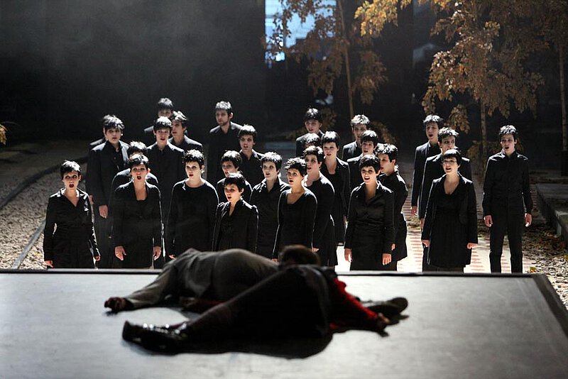 Uraufführung von "Gisela! oder Die merk- und denkwürdigen Wege des Glücks" Ruhr-Triennale, Zeche Zweckel, Gladbeck, Sept. 2010