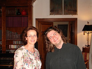 Christiane Albiez e Christopher Tainton in occasione dell'85...
