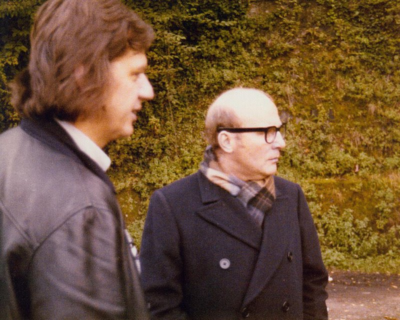 Mit Peter Hamm, 1973