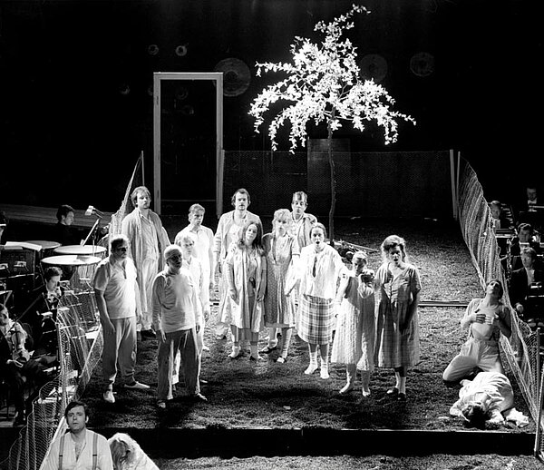 Premiere von "Wir erreichen den Fluss", Stuttgart 1977