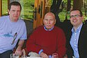 v.l.n.r.: Michael Kerstan, Hans Werner Henze, Riccardo Panfili