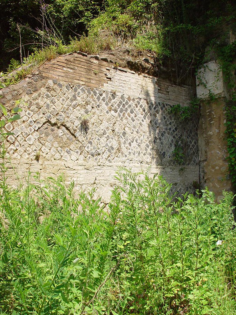 Opus reticulatum im Heiligtum der Diana am Nemi-See (300 v.Chr.), 2007