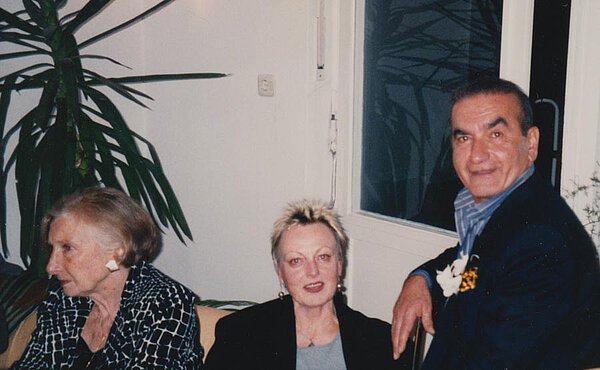 Helen Grob, Christa Pfeffer auf Fausto Moroni auf Faustos Ge...