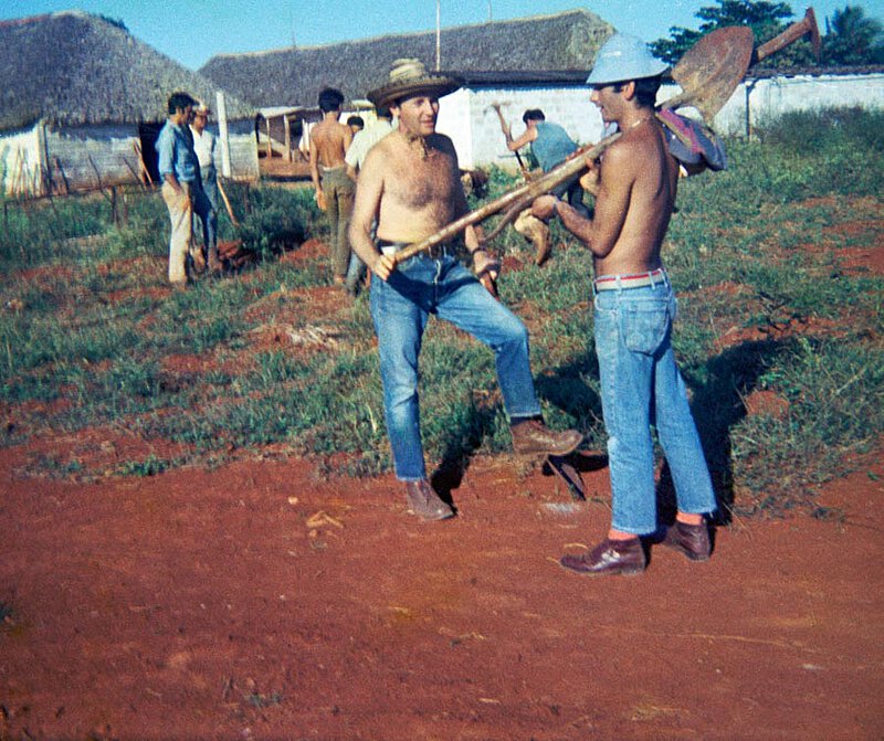 Mit Fausto Moroni bei der Feldarbeit auf Kuba, 1969