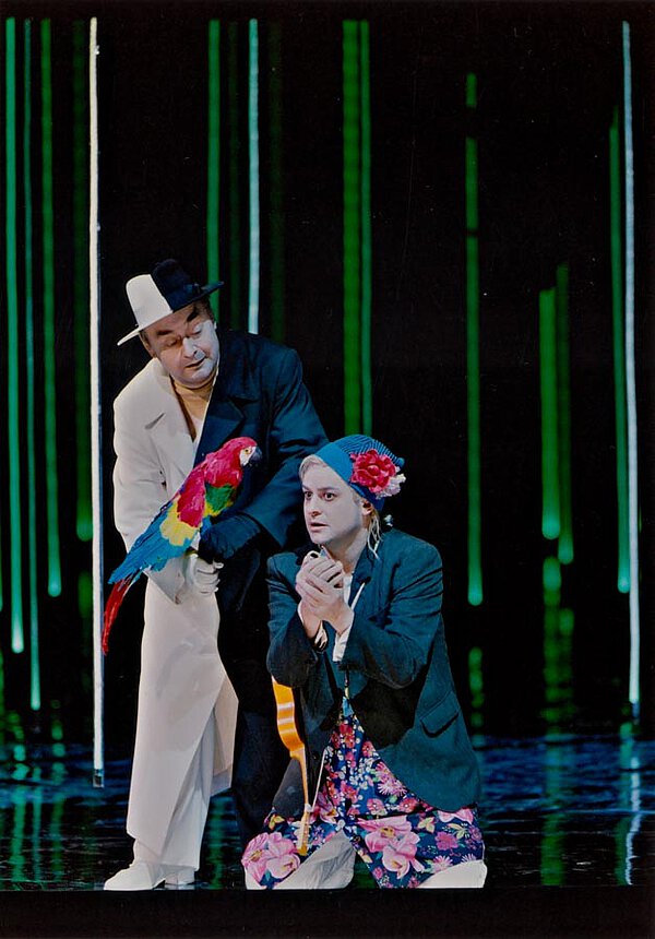 Szene aus "König Hirsch", Premiere an der Komischen Oper, Be...