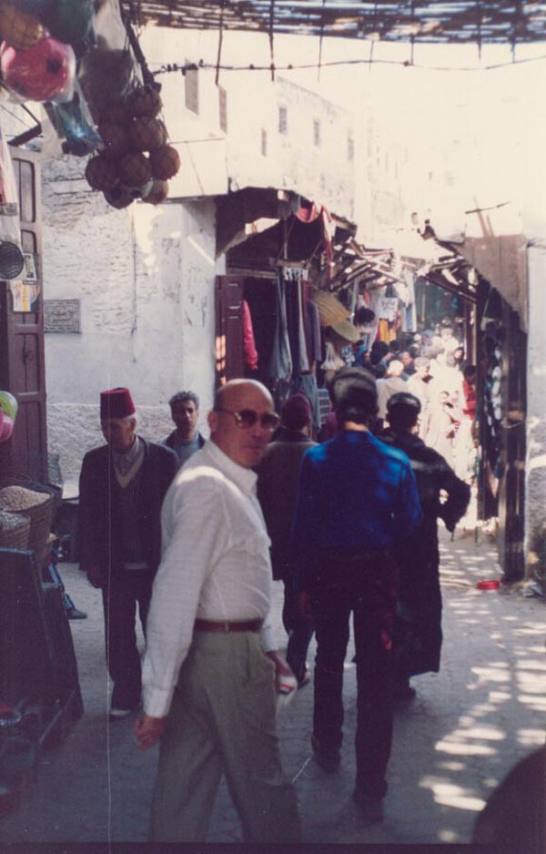 Auf dem Souk von Marakesch, Marokko 1984