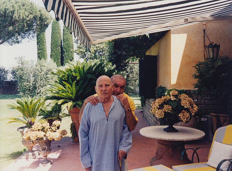 Mit Fausto Moroni auf La Leprara, 2004