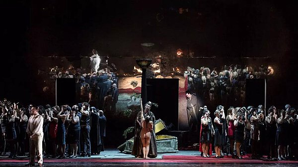 Szene aus "Die Bassariden", Teatro dell´Opera, Rom 2015