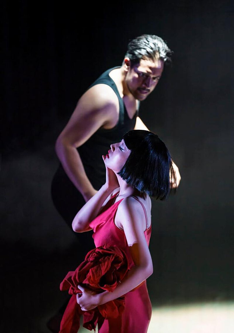 Szene aus "Phaedra" am Royal Opera House Covent Garden - Linbury Theatre, London 2019