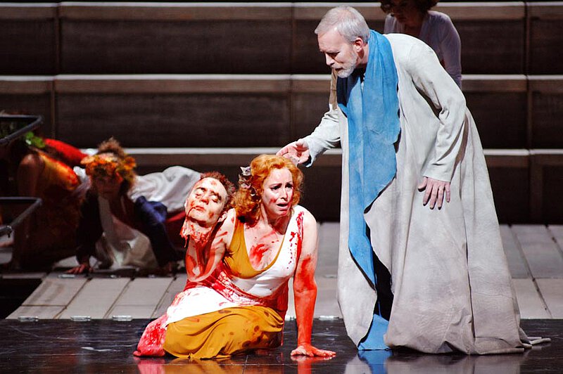 Szenenfoto von "Die Bassariden", De Nationale Opera, Amsterdam 2005