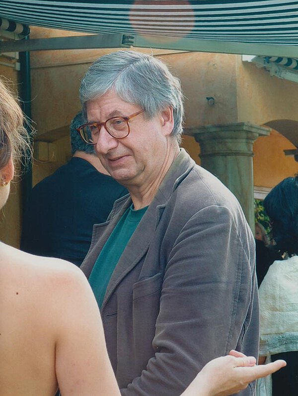 Tony Palmer bei dem Hauskonzert auf La Leprara, Oktober 2004