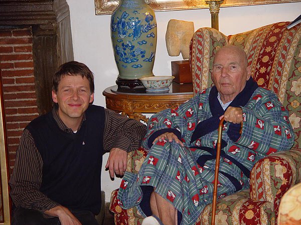 Mit Jobst Liebknecht auf La Leprara, 2009