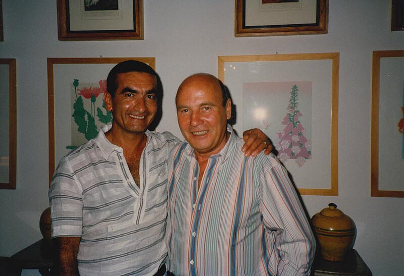 Mit Fausto Moroni in deren Wohnung in München, 1987