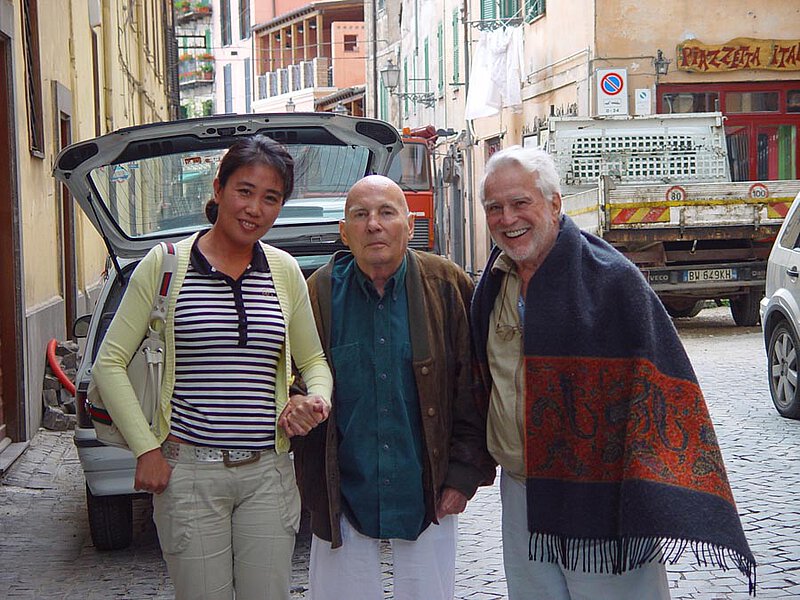 Mit Jenny und Claude Giroux, Nemi 2007