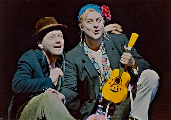 Szene aus "König Hirsch", Premiere an der Komischen Oper, Be...