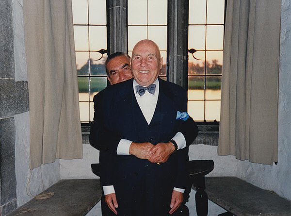 Mit Fausto Moroni, Leeds 2000