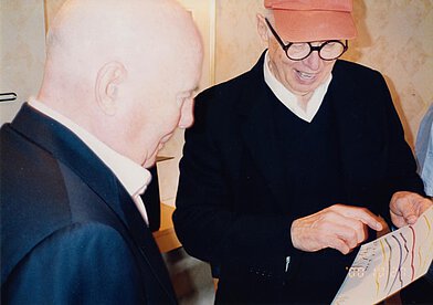 Mit Ellsworth Kelly, Tokyo 2000