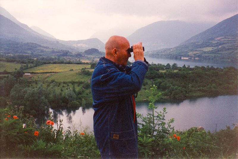 HWH während eines Ausflugs in die Abruzzen, 1989