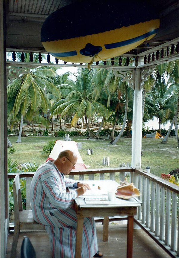 Beim Malen In Belize, 1989