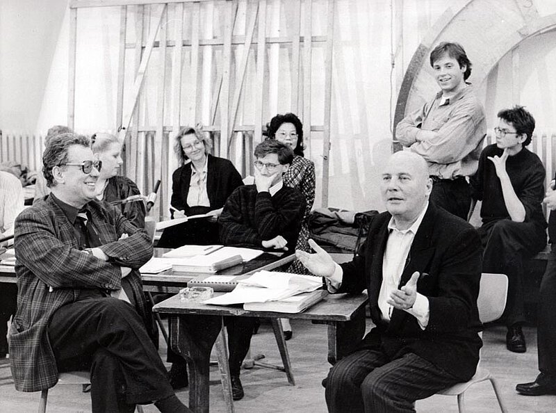 Probe zur UA von "Das verratene Meer", Deutsche Oper Berlin, 1990
