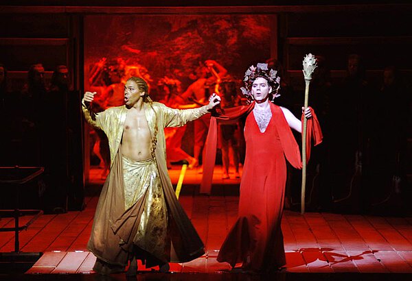 Szenenfoto von "Die Bassariden", De Nationale Opera, Amsterd...