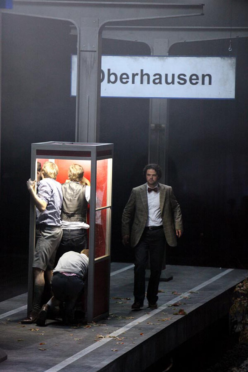 Uraufführung von "Gisela! oder Die merk- und denkwürdigen Wege des Glücks" Ruhr-Triennale, Zeche Zweckel, Gladbeck, Sept. 2010