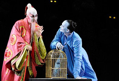 Szenenfoto aus "L'Upupa", Semperoper Dresden, 2009