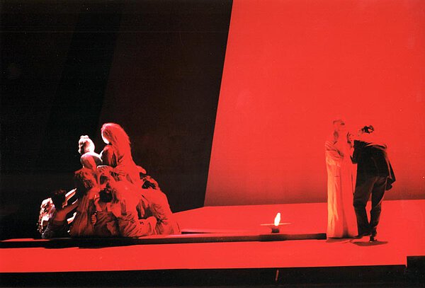 Szene aus "Die Bassariden", Premiere am Teatro Real, Madrid,...