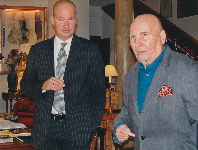 Mit Sebastian Hess bei dem Hauskonzert auf La Leprara, Oktober 2004