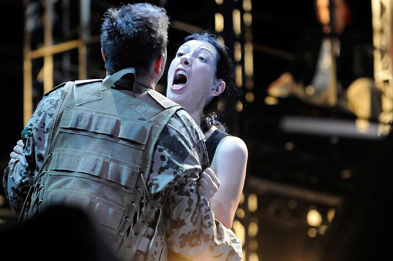 Premiere von "Wir erreichen den Fluss", Semperoper Dresden 2012